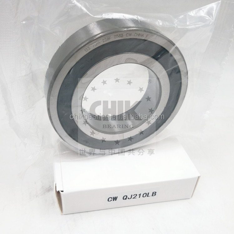 QJ210LB Flanged Four-Point Contact Ball Type Steer Wheel Bearing 